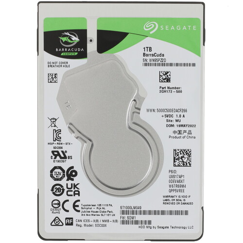Купить 1 ТБ Жесткий диск Seagate BarraCuda Pro [ST1000LM049] в интернет-магазине DNS. Характеристики, цена Seagate BarraCuda Pro | 5047885.