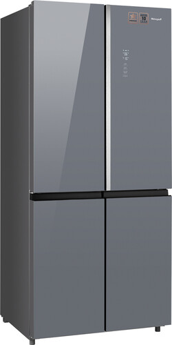 Купить Холодильник многодверный   Weissgauff WCD 590 NoFrost Inverter Premium Biofresh Dark Grey Glass серый в интернет-магазине DNS. Характеристики, цена Weissgauff WCD 590 NoFrost Inverter Premium Biofresh Dark Grey Glass | 9008994.