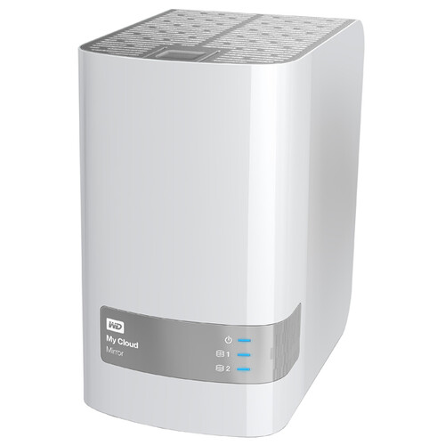 Купить Сетевое хранилище Western Digital My Cloud Mirror (Gen 2) 12TB [WDBWVZ0120JWT-EESN] (2x6TB, 1xGLAN, 2xUSB3.0) в интернет-магазине DNS. Характеристики, цена  | 1071372.