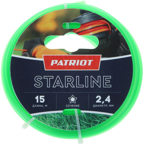 Купить Леска для триммеров Patriot Starline 805201061 в интернет-магазине DNS. Характеристики, цена Patriot Starline 805201061 | 1246247.