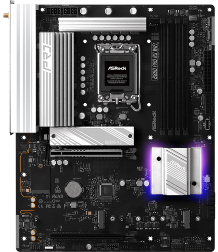 Купить Материнская плата ASRock B860 Pro RS WiFi в интернет-магазине DNS. Характеристики, цена ASRock B860 Pro RS WiFi | 9234039.