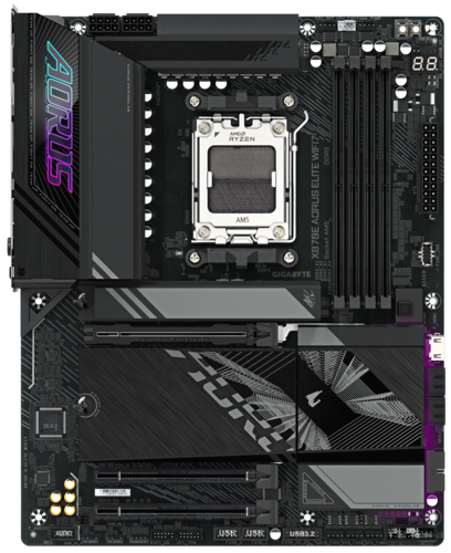 Купить Материнская плата GIGABYTE X870E AORUS ELITE WIFI7 в интернет-магазине DNS. Характеристики, цена GIGABYTE X870E AORUS ELITE WIFI7 | 5492064.