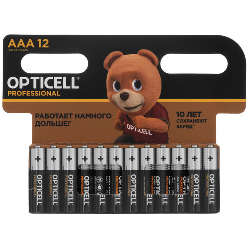 Купить Батарейка Opticell Professional AAA (LR03/FR03) в интернет-магазине DNS. Характеристики, цена Opticell Professional | 5648064.