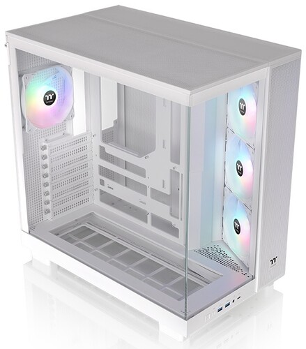 Купить Корпус Thermaltake View 380 XL TG ARGB Snow [CA-11E-00M6WN-00] белый в интернет-магазине DNS. Характеристики, цена Thermaltake View 380 XL TG ARGB Snow | 5612981.