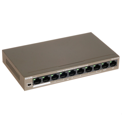 Купить Коммутатор Tenda TEF1110P-8-63W в интернет-магазине DNS. Характеристики, цена Tenda TEF1110P-8-63W | 4856776.