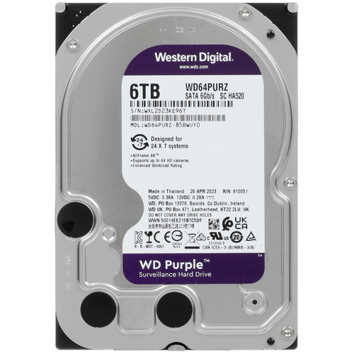 Купить 6 ТБ Жесткий диск WD Purple Surveillance [WD64PURZ] в интернет-магазине DNS. Характеристики, цена WD Purple Surveillance | 5421205.