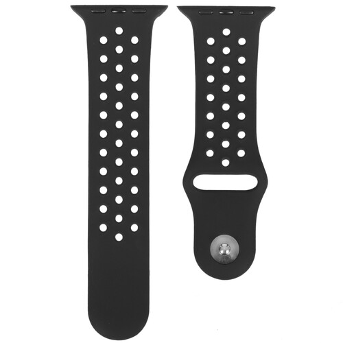 Купить Ремешок Aceline для Apple Watch 42/ 44/ 45mm черный в интернет-магазине DNS. Характеристики, цена Aceline Sport Silicone | 5431127.