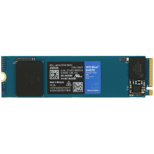 Купить 250 ГБ M.2 NVMe накопитель WD Blue SN570 [WDS250G3B0C] в интернет-магазине DNS. Характеристики, цена WD Blue SN570 | 5065221.