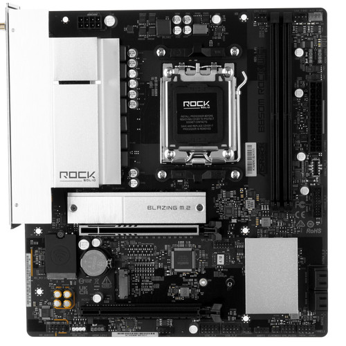 Купить Материнская плата ASRock B850M Rock WiFi в интернет-магазине DNS. Характеристики, цена ASRock B850M Rock WiFi | 5922658.