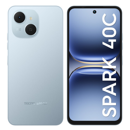 Купить 6.67" Смартфон Tecno SPARK 40C 256 ГБ голубой в интернет-магазине DNS. Характеристики, цена Tecno SPARK 40C | 5636058.