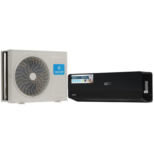 Купить Кондиционер настенный сплит-система DEXP AC-CD12ONF-B черный в интернет-магазине DNS. Характеристики, цена DEXP AC-CD12ONF-B | 9017829.