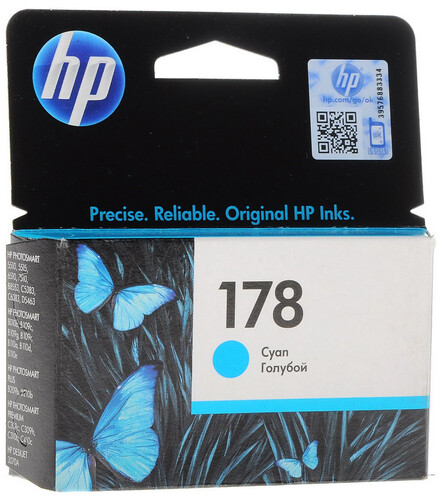 Купить Картридж HP 178 (CB318HE) голубой в интернет-магазине DNS. Характеристики, цена HP 178 (CB318HE) | 0109718.