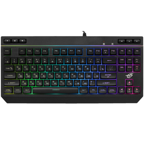 Купить Клавиатура  проводная DEXP Friendly Fire TKL цвет черный в интернет-магазине DNS. Характеристики, цена DEXP Friendly Fire TKL | 5071735.