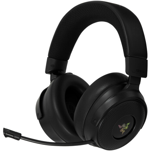 Купить Беспроводные наушники Razer Kraken V4 Pro  черный 2024 в интернет-магазине DNS. Характеристики, цена Razer Kraken V4 Pro | 5498776.