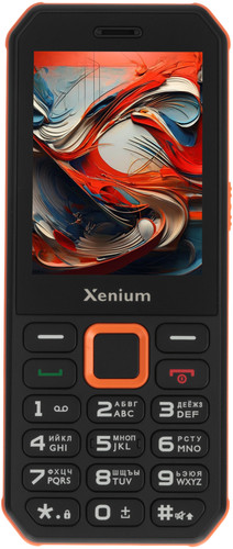 Купить Сотовый телефон Xenium X300 оранжевый/черный в интернет-магазине DNS. Характеристики, цена Xenium X300 | 5625076.