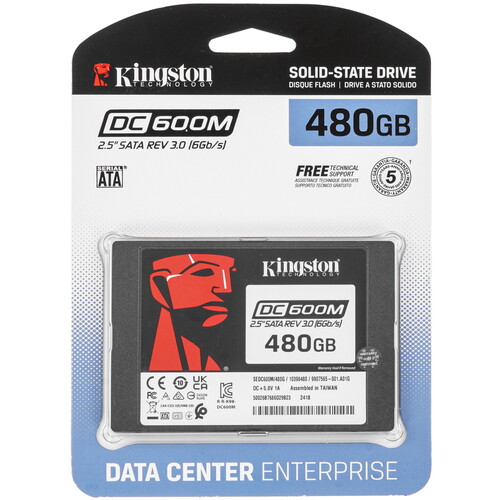 Купить 480 ГБ Серверный SSD Kingston DC600M [SEDC600M/480G] в интернет-магазине DNS. Характеристики, цена Kingston DC600M | 5452788.