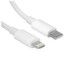 Кабель DEXP Lightning 8-pin - USB Type-C белый [USB 2.0, форма - круглая, оплетка - TPE, 3 А, 30 Вт, 1 шт]