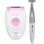 Эпилятор Braun S3 SE 3-321 [белый, пинцетов/дисков - 20, насадок - 2 шт, эпиляция - сухая, питание - от сети]