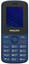 Сотовый телефон Philips Xenium E2101 синий [связь 2G, 2 SIM, экран 1.77", TN (TFT), 160x128, Bluetooth, 1000 мА*ч, фонарик, ЗУ]