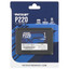 1000 ГБ 2.5" SATA накопитель Patriot Memory P220 [P220S1TB25] [SATA, чтение - 550 Мбайт/сек, запись - 500 Мбайт/сек, 3D NAND, TBW - 480 ТБ]