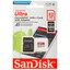 Карта памяти SanDisk Ultra microSDHC 32 ГБ [SDSQUA4-032G-GN6MA] [A1, Class 10, UHS Class 1, запись - 45 Мбайт/сек, чтение - 120 Мбайт/сек]