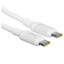 Кабель Baseus USB Type-C - USB Type-C белый [форма - круглая, оплетка - силиконовая, 5 А, 240 Вт, 1 шт]