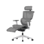 Компьютерное кресло FLEXISPOT C7WG-Mesh-FT белый [сетка, до 136 кг, подголовник, подлокотники - 3D]