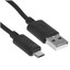 Кабель Hoco micro USB-B - USB Type-A черный 1 м [форма - круглая, оплетка - ПВХ, 2.4 А, 12 Вт, 1 шт]