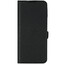 Чехол-книжка  DF Flip Case для POCO C55/ Xiaomi Redmi 12C черный [ПУ, ТПУ, карман для карт, подставка]