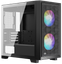 Корпус PCCooler C3D310 BK ARGB [C3D310-BKP2-GL] черный [Mini-Tower, Micro-ATX, Mini-ITX, USB 3.2 Gen 1 Type-A, ARGB вентиляторы, 2 x 120 мм]
