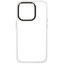 Накладка  Aceline Silicone Side для Apple iPhone 15 Pro белый [ПК, ТПУ]