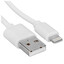 Кабель Aceline Lightning 8-pin - USB Type-A белый 2 м [форма - круглая, оплетка - ПВХ, 2.1 А, 1 шт]