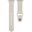 Ремешок Aceline для Apple Watch 42/ 44/ 45mm бежевый [классический, спортивный, застежка - pin-and-tuck, силикон, 1 шт]