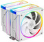 Кулер для процессора ID-COOLING FROZN A620 ARGB WHITE  белый [вентилятор - 120 x 120 мм, до 2000 об/мин, основание - медь, теплотрубки - 6 x 6 мм, 29.9 дБ, 2 x 4 pin, 270 Вт, подсветка - ARGB]