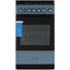 Газовая плита De Luxe 506040.23г (кр) ЧР-002 серый [конфорок - 4 шт, духовка - 54 л, электроподжиг, газ-контроль панели, гриль, чугунные решетки, 50 см x 87 см x 60 см]
