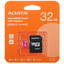 Карта памяти ADATA Premier microSDHC 32 ГБ [AUSDH32GUICL10-RA1] [Class 10, запись - 10 Мбайт/сек, чтение - 50 Мбайт/сек]