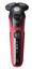 Электробритва Philips Series 5000 S5883/10 [черный/красный, роторная, бритье: влажное/сухое, головок - 3, триммер, питание - от аккумулятора]