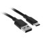 Кабель Ugreen USB Type-C - USB Type-A черный [USB 2.0, форма - круглая, оплетка - TPE, 3 А, 60 Вт, 1 шт]