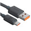 Кабель Baseus USB Type-C - USB Type-A черный [USB 2.0, форма - круглая, оплетка - нейлоновая, 5 А, 100 Вт, металлический корпус разъемов, 1 шт]