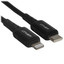 Кабель ACEFAST Lightning 8-pin - USB Type-C черный [USB 2.0, форма - круглая, оплетка - нейлоновая, 3 А, 30 Вт, металлический корпус разъемов, 1 шт]