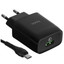 Сетевое зарядное устройство Hoco C72Q Glorious черный [мощность - 18 Вт, 3 А, до 12 В, micro USB, AFC, FCP, QC 2.0, QC 3.0]