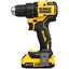 Дрель-шуруповерт DeWalt DCD708D2T-QW XR FLEXVOLТ 18/54V [2 АКБ, бесщеточный, безударный, быстрозажимной, 65 Н·м, Li-Ion, 2 А*ч, кейс, 1.4 кг]