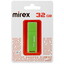 Память USB Flash 32 ГБ Mirex LINE [13600-FMULGN32] [USB 2.0/USB Type-A, монолит с колпачком, пластик]
