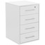 Тумба Aceline Office МК.01.04.005 белый [412 мм x 708 мм x 450 мм, ЛДСП, подкатная, ящиков: 4 шт, до 20 кг]