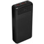 Портативный аккумулятор TFN Porta LCD PD 20 черный [20000 мА*ч, 22.5 Вт, USB-A - 2 шт, USB-C - 1 шт, дисплей]