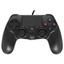 Геймпад проводной SVEN GC-400 черный [для PC, PlayStation 3, PlayStation 4, подключение - USB Type-A, виброотдача, питание от USB]