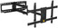 Кронштейн для ТВ Kromax DIX-30 черный [для 32"-65", наклон вверх 10° наклон вниз 10°, поворот 270°, до 60 кг, до 1080 мм от стены/потолка]
