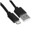 Кабель Aceline Lightning 8-pin - USB Type-A черный 1 м [форма - круглая, оплетка - ПВХ, 1 А, 1 шт]
