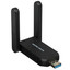 Wi-Fi адаптер Mercusys MA72XH [USB, 4 (802.11n), 5 (802.11ac), 6 (802.11ax), 1775 Мбит/с, 5 ГГц, 2.4 ГГц, антенна - внешняя, передатчик - 20 dBm]