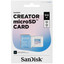 Карта памяти Sandisk Creator microSDXC 512 ГБ [SDSQXAV-512G-IN6MS] [A2, UHS Class 3, Video Class 30, запись - 130 Мбайт/сек, чтение - 190 Мбайт/сек]